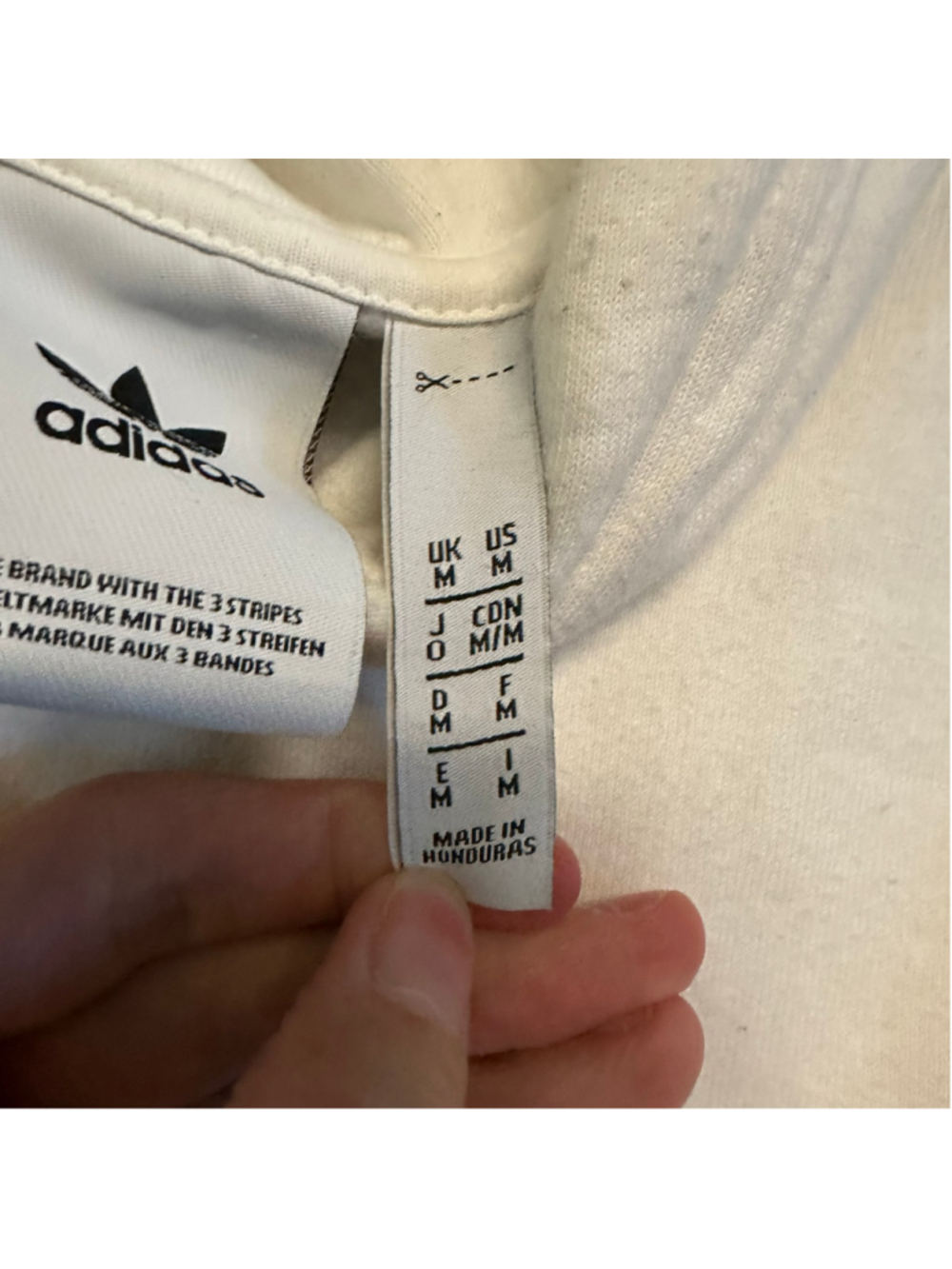 Adidas Koi Fish Graphic Hoodie White Orange Size Medium - Picture 3 of 8